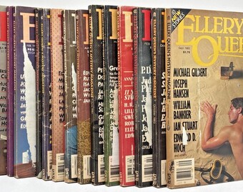 Magazine mystère Ellery Queen, lot de 15, 1983-1986