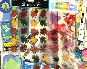 Scrapbooking Lot Stickers Backgrounds Letters Stencils Martha Stewart Dewberry++
