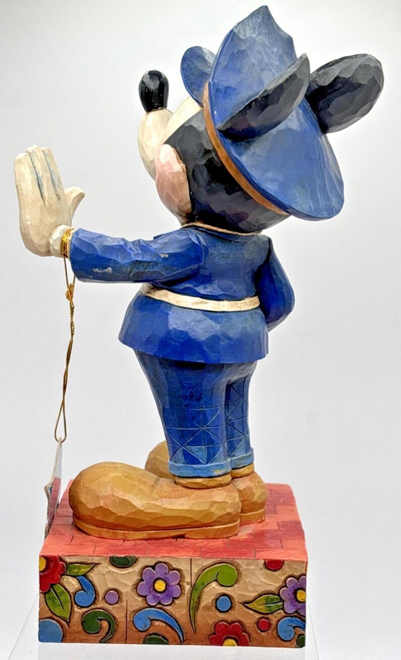 Vtg Jim Shore Disney Mickey Mouse Policeman "Protect and Serve" Figurine 8.5" image 5