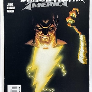 2009 Justice Society of America #23 Black Adam Cover Faces of Evil High Grade bild 1