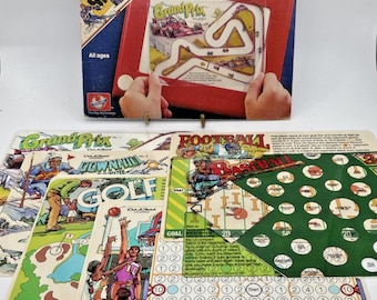 Vintage 1981 Etch A Sketch Action Pack Sports Complete in Package Ohio Art