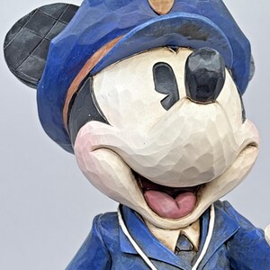 Vtg Jim Shore Disney Mickey Mouse Policeman "Protect and Serve" Figurine 8.5" image 8