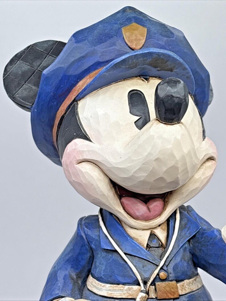 Vtg Jim Shore Disney Mickey Mouse Policeman "Protect and Serve" Figurine 8.5" image 8