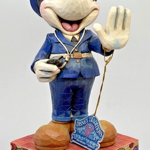 Vtg Jim Shore Disney Mickey Mouse Policeman "Protect and Serve" Figurine 8.5" image 1