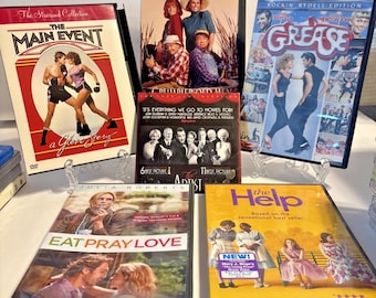 DVD 6 Film Lot Grease Main Event Grumpier Old Men The Help and More