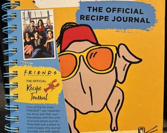 Friends the Television Series Official Recipe Journal Spiral Hardcover BRAND NEW