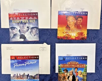 Rare Kelloggs Cereal Promotional DVD Movie Selections w Mailers 4 Lot Sealed