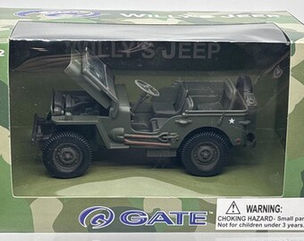 Gateway Global LTD Willy's Jeep, modèle réduit de voiture de la Seconde Guerre mondiale, MIB