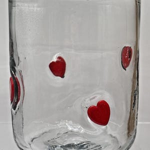 Anthropologie Valentina Icon Juice Glass Red Rouge Heart Design in Box image 1