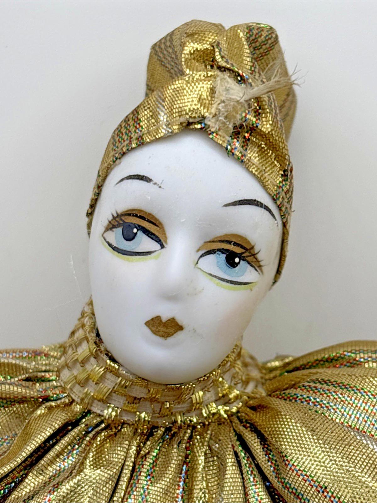 ビンテージ50s ミッドセンチュリー ジェスチャー ハーレクイン ピエロ