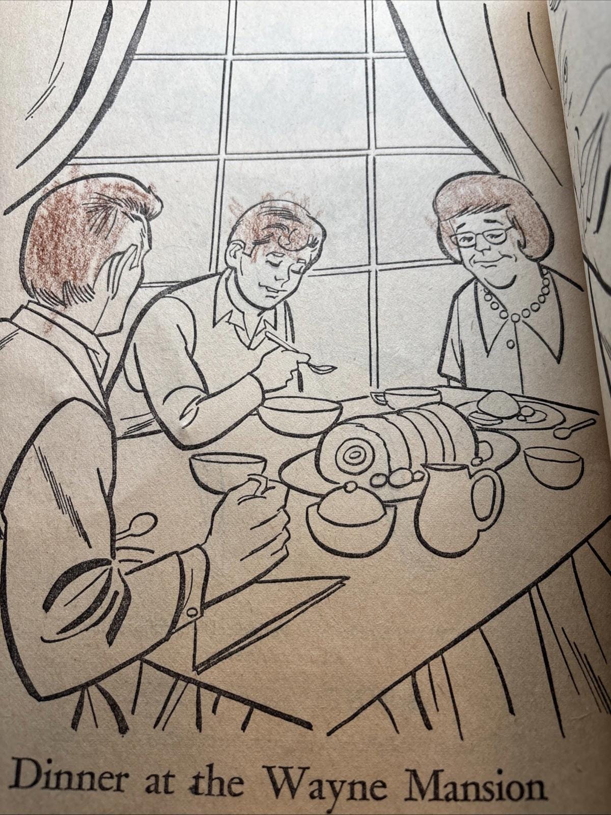 Vintage 1966 Adventures of Batman Coloring Book Whitman NPP READ