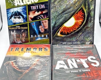 Horror i potwory DVD Film Zestaw 10 filmów The Thing Drżenie Godzilla Mrówki