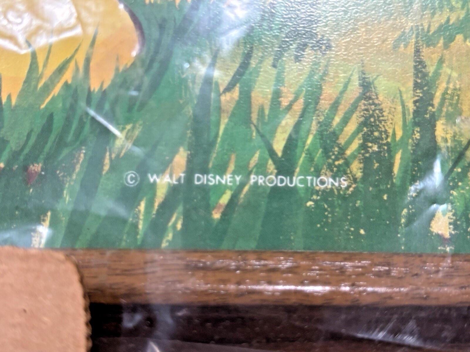 Vintage Disney Elgin by Welby Wall Clock Mickey Mouse & Bambi
