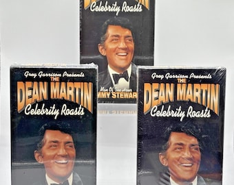 Dean Martin Celebrity Roasts VHS SEALED 3 Lot Frank Sinatra Jimmy Stewart