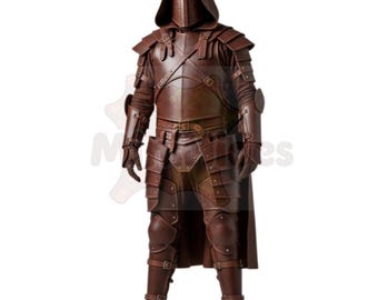 Medieval Knight Leather Armor Costume for LARP & Cosplay