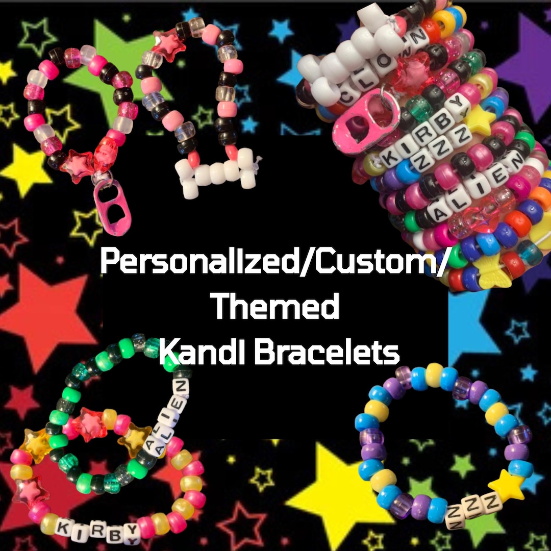 Personalized Custom Themed Kandi Bracelets - Etsy
