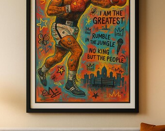 額装済/モハメドアリ Ali vsタイソン Tyson/アートポスター Amazon.com: FENIN Mike Tyson vs Muhammad Ali Poster Boxing