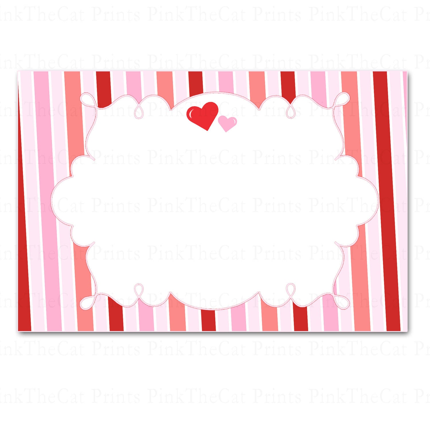 Printable Valentines Card Valentines Day Card Template Red - Etsy