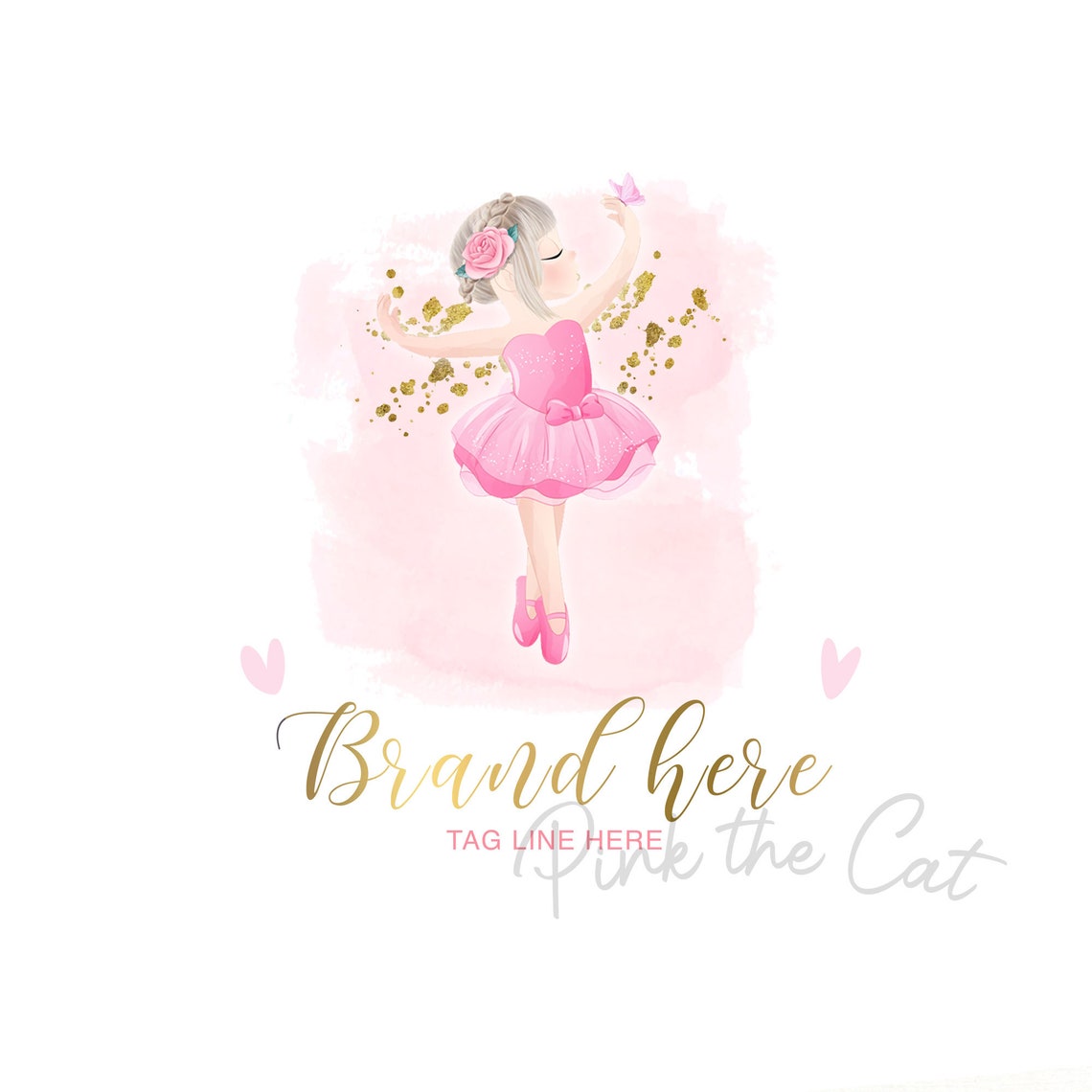 Ballerina Logo Png for Your Etsy Shop or Any Website or | Etsy