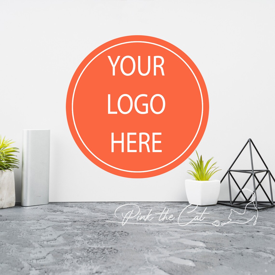 Wall Decal Logo Sticker Printable or Printed Personalized Etsy