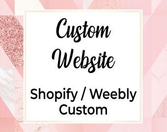 Custom website design and theme customization, look like a pro custom business website for your shop on shopify, SEO optimization PREMIUM