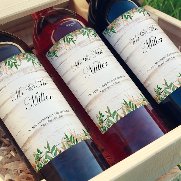 Personalized Wine Bottle Labels - Etsy
