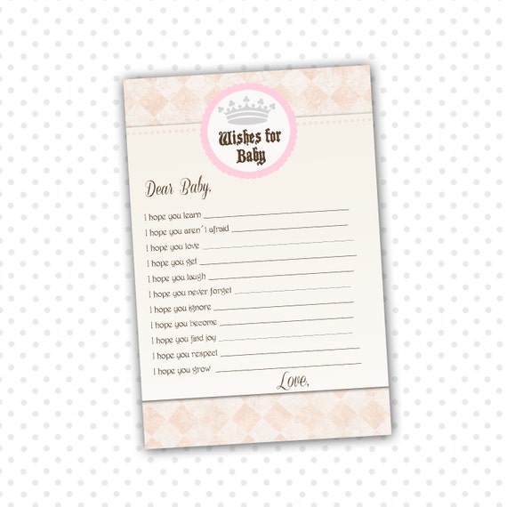 wishes for baby card new baby messages well wishes card etsy