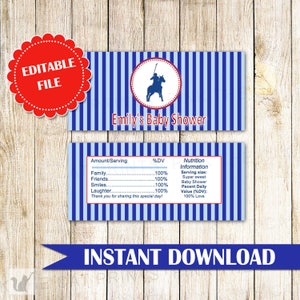 Polo Candy Bar Wrapper Polo Schokoriegel Label Polo Baby Dusche Candy Label Polo Bonbonpapier Polo Candy Label bearbeitbare Datei sofort-DOWNLOAD