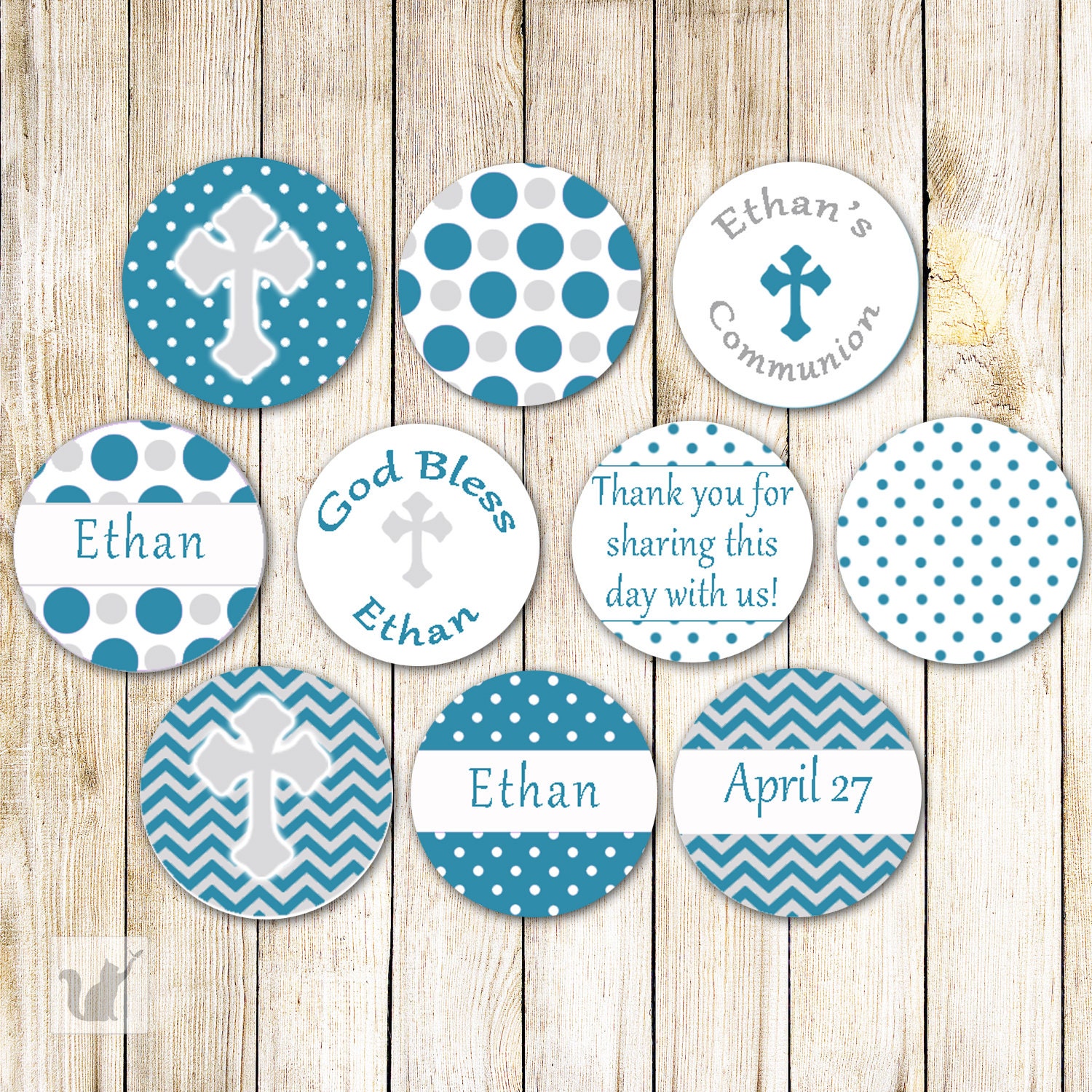 Personalized candy stickers labels