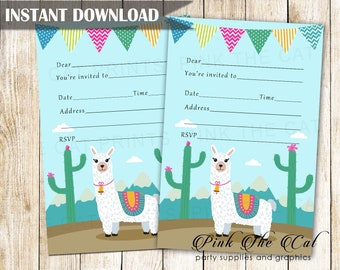 Biglietti D'Invito Per Compleanno Bambini Con Glitter – 12 Inviti Con Animali (Alpaca, Tigre) E Buste – Fai Da Te - 5