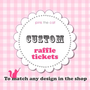 Printable Diaper Raffle Ticket Design DIY Digital File for Baby Shower- Matching Any Design In The Shop