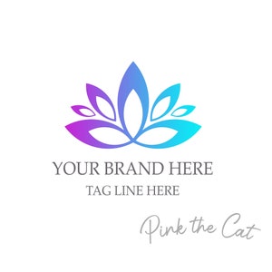 Beauty logo, wellness business logo, cosmetic logo, holistic healing logo, personal logo, beautician logo, handmade shop logo, premade logo
