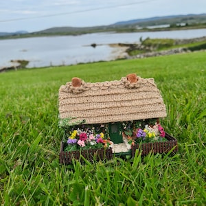 Handmade Miniature light up country cottage