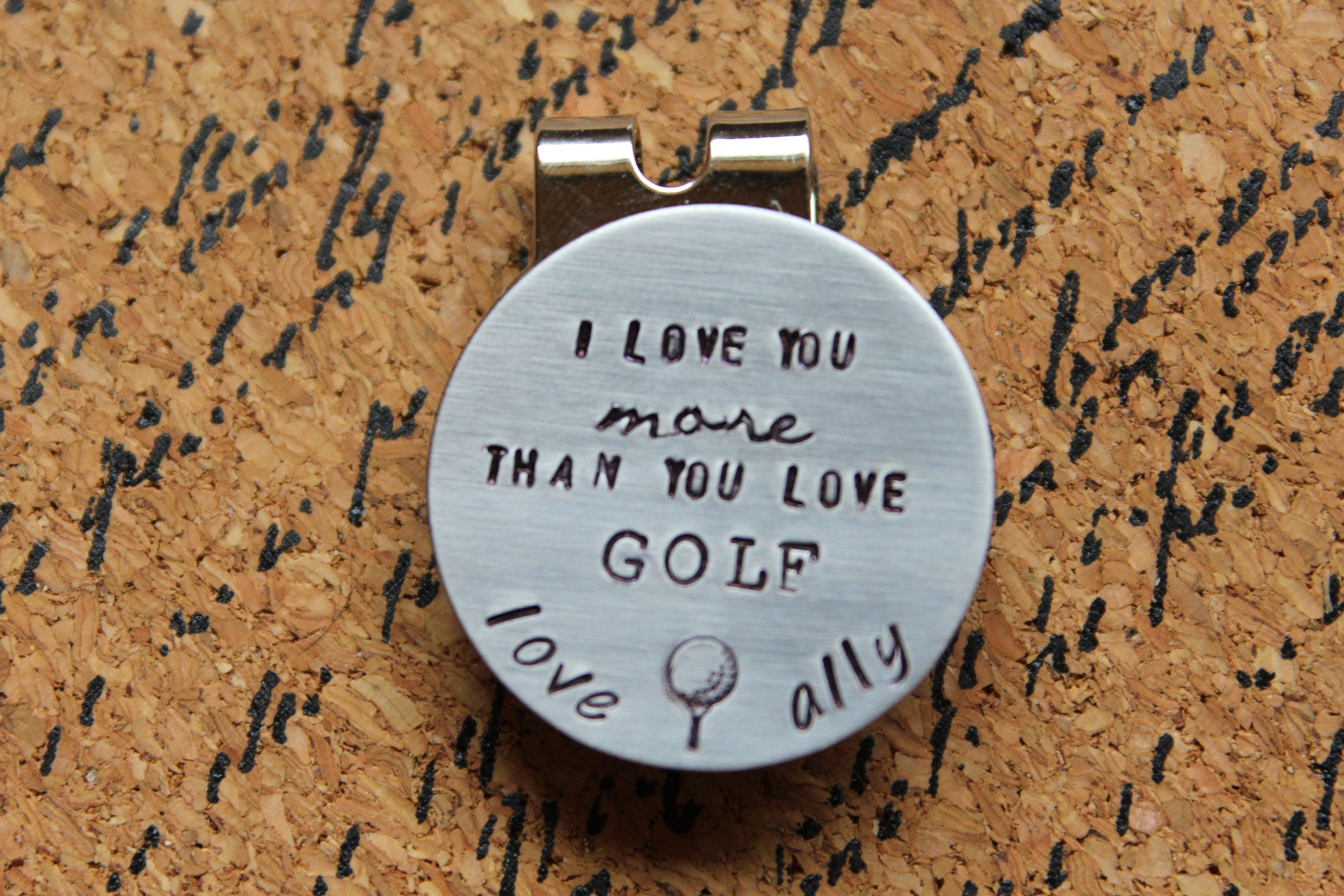 Personalized Golf Ball Golf Ball Markerhand Etsy
