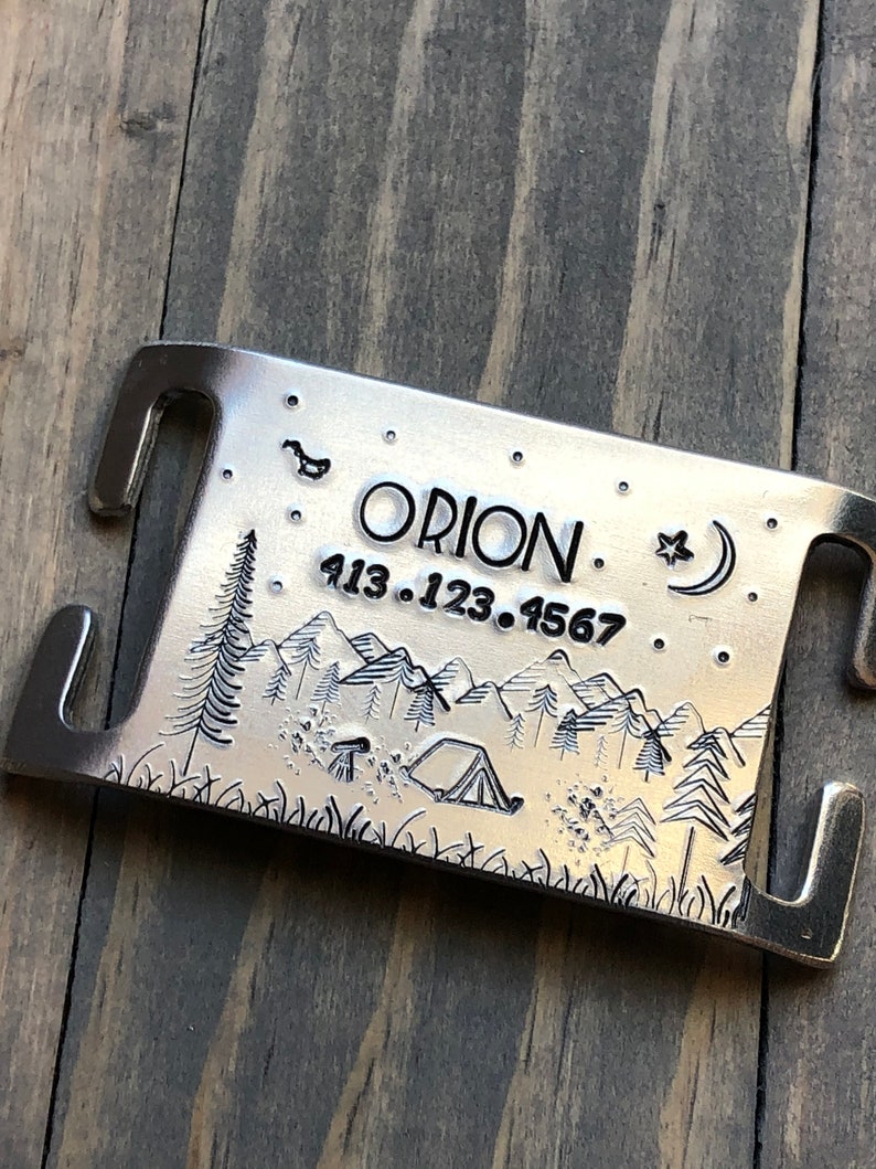 Quiet Slide Dog Tag Silent Dog Tag No Noise Dog Tag Quiet Etsy