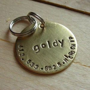 Custom Dog ID Tag-Goldy