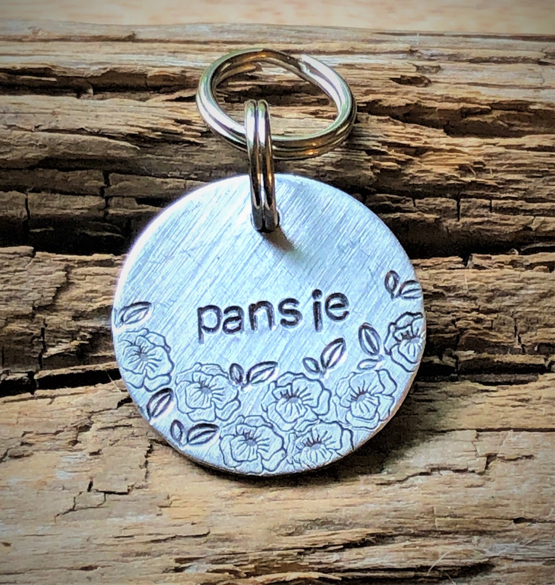 Custom Dog Tag - Handstamped Steel Washer ID for Pets