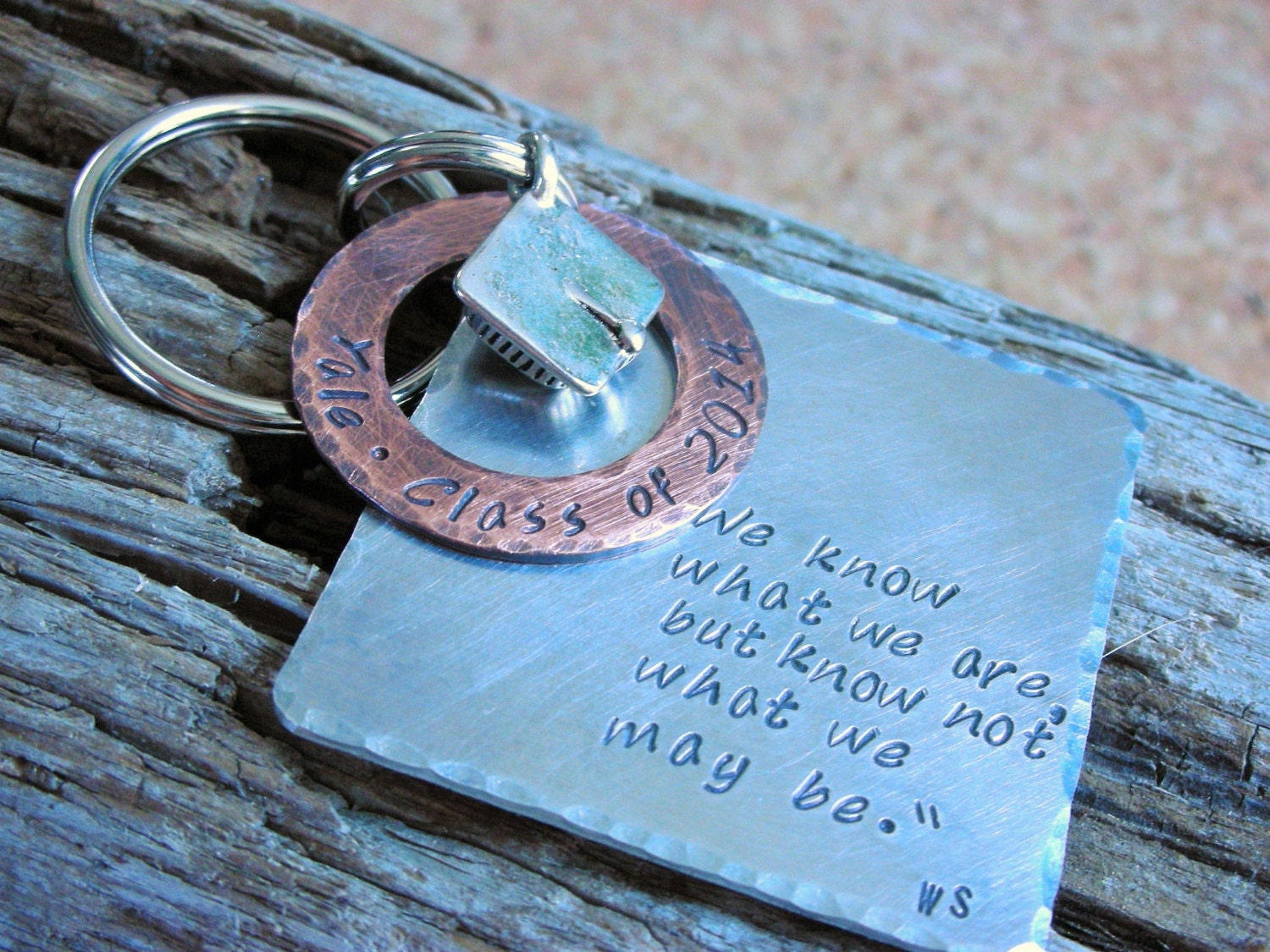 The Graduate Keyring-keychain for the Graduate-inspirational - Etsy