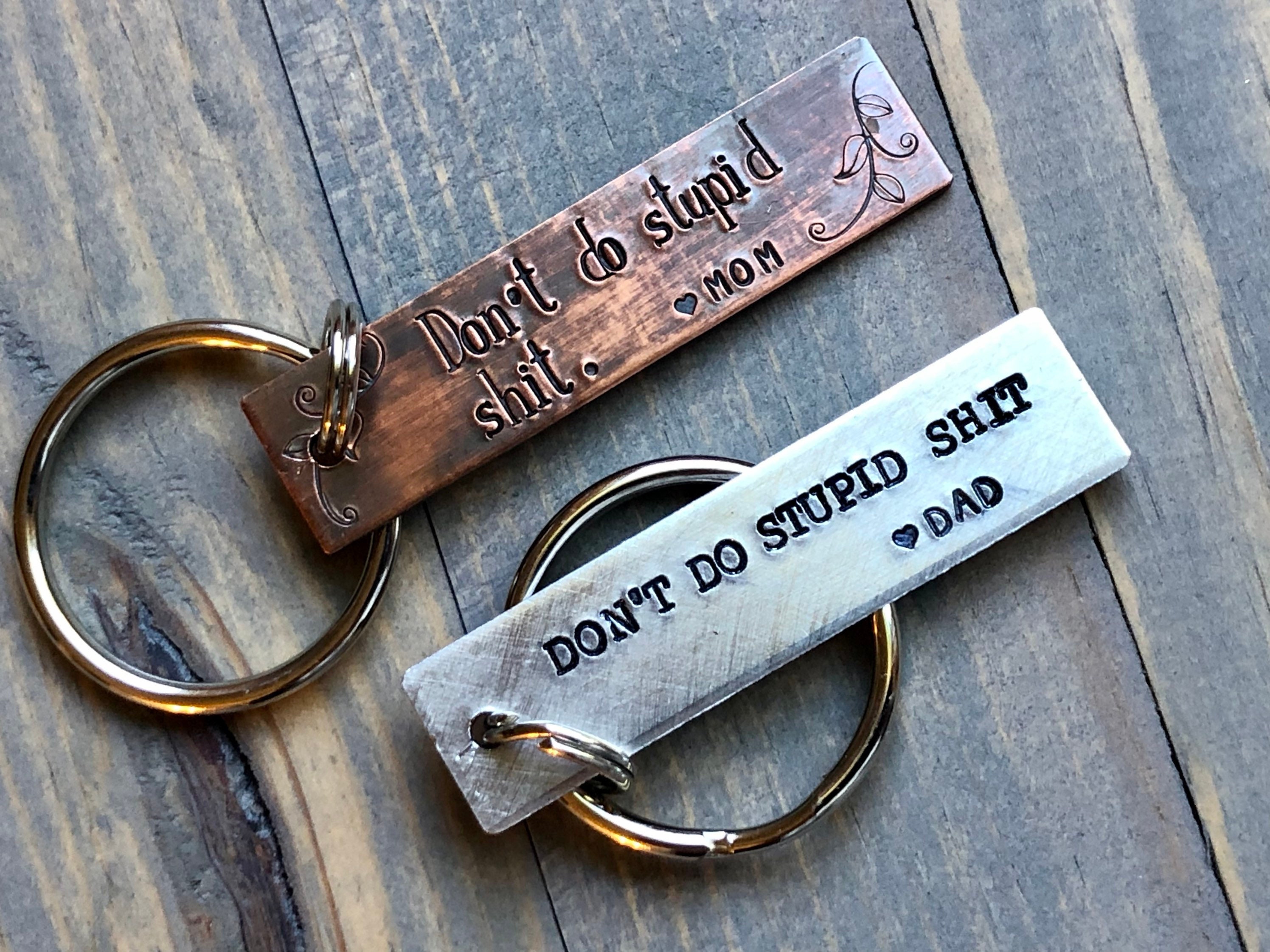 MIXJOY Don't Do Stupid Shit Key Ring Sweet 16 Years Old Girl Boy Gifts for  Birthday, 16th Teenage Daughter Son Keyring, New Driver or Graduation  Keychain from Love Dad (Black) - Yahoo