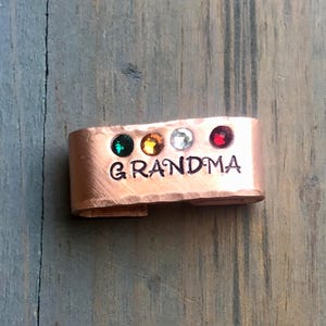 Custom Watch Band Charm, Gift for Mother's Day, Personalized Charm for Apple Watch, Gift for Mom, Gift for Grandma, Birthstone Watch Charm image 4