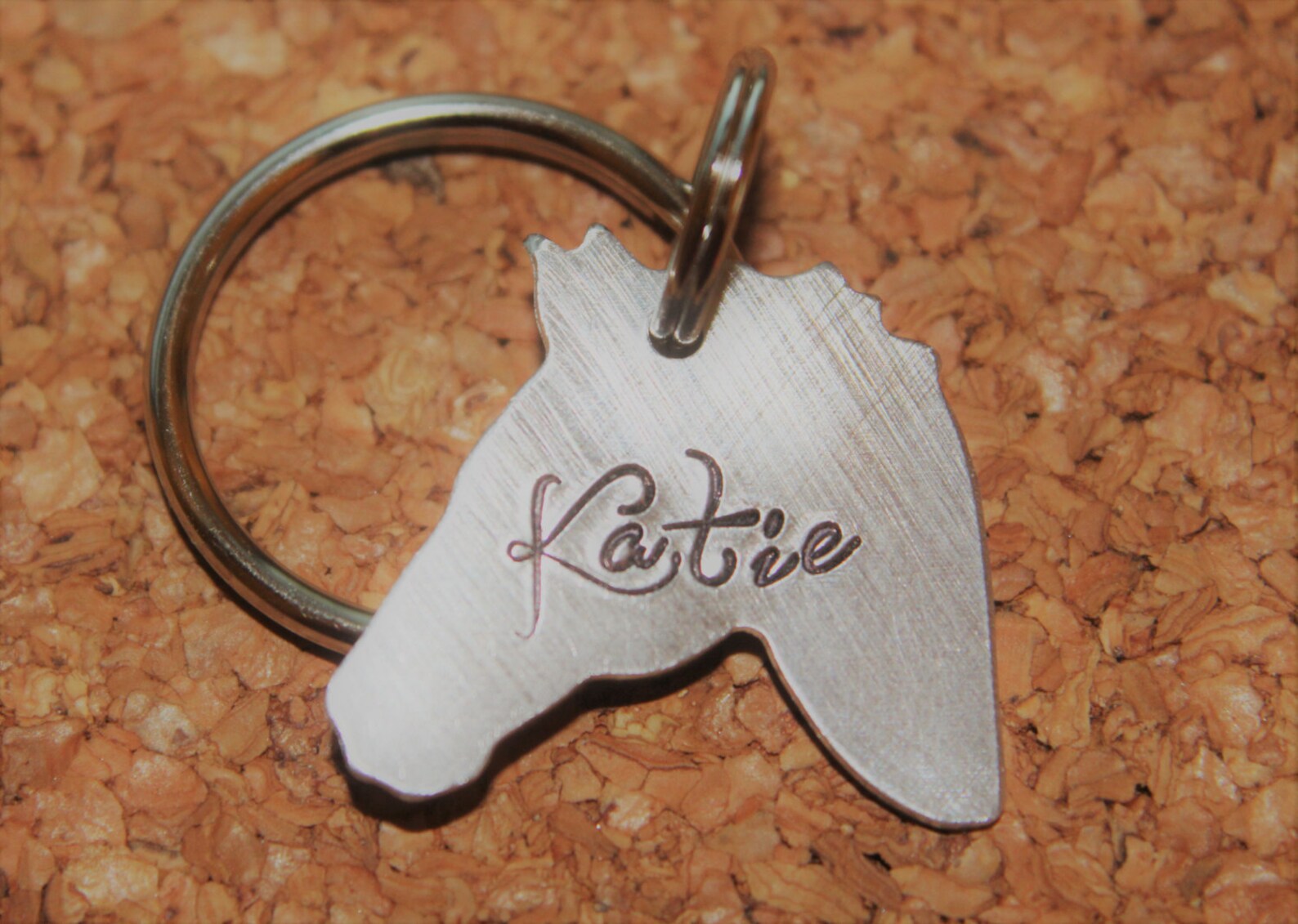 Custom Horse Keychainhalter Tagtack Idstable ID Taggift Etsy
