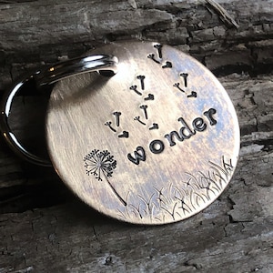 Dog Tag, Dog Tag for Dogs, Dog Tags, Pet ID Tag, Wonder, Personalized Dog Tag, Custom Dog Tag, Hand Stamped