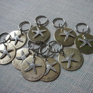 Starfish Story-Make a Difference Keychain-Corporate Gifts-Starfish Thrower-Starfish-Thank You Gift- Present for Employees- Motivational Gift