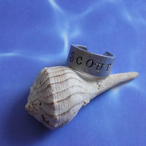 Handstamped Pet Remembrance Ring-Dog Memorial Ring-Cat Memorial Ring-Dog Remembrance-Cat Remembrance