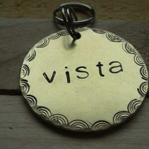 Custom Design Your Medium to Large Dog Tag- Pet Tag-Copper Aluminum or Nugold