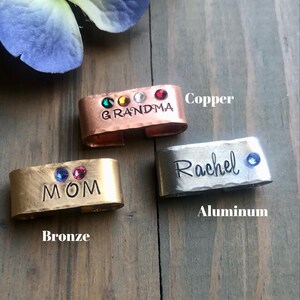Custom Watch Band Charm, Gift for Mother's Day, Personalized Charm for Apple Watch, Gift for Mom, Gift for Grandma, Birthstone Watch Charm image 10