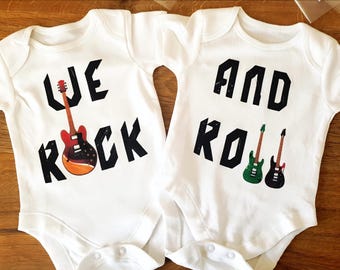We Rock And Roll Matching T-Shirt/Bodysuit
