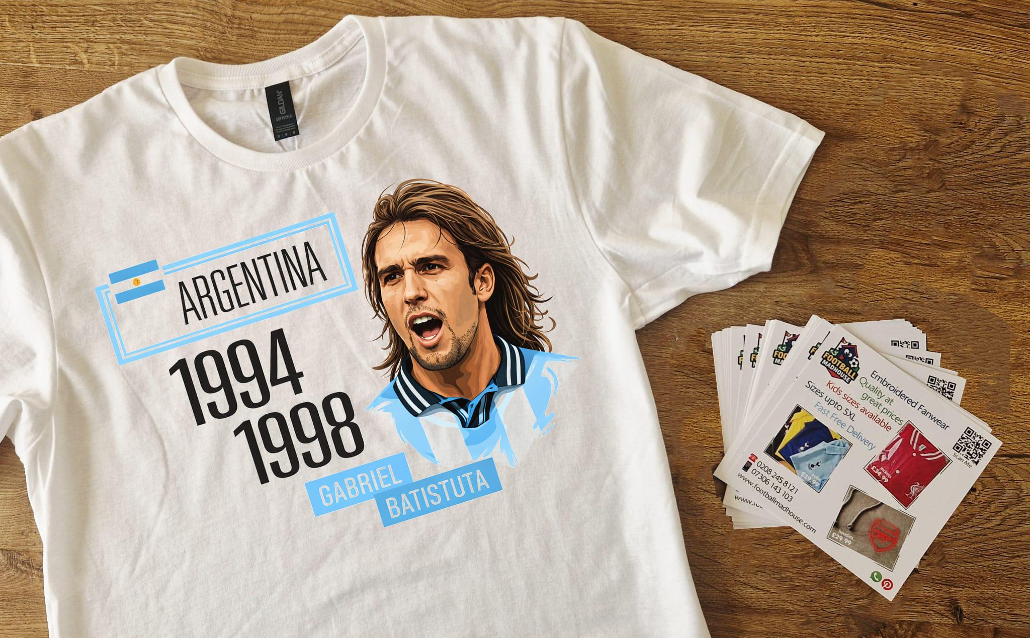 Batistuta shirt - Etsy 日本