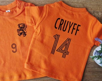 Personalised Netherlands Baby Tshirt...