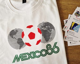 Mexico 86 World Cup Retro Mens Womens  and kids Tshirt/Bodysuit